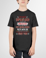 SHE WILL SLAP YOU SO HARD-BEST GIFT FOR GRANDCHILD Youth T-Shirt garment-youth-tshirt-front-01