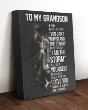 I AM THE STORM - TO GRANDSON FROM GRANDMA 11x14 Gallery Wrapped Canvas Prints aos-canvas-pgw-11x14-lifestyle-front-17