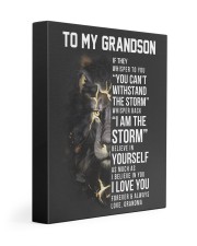 I AM THE STORM - TO GRANDSON FROM GRANDMA 11x14 Gallery Wrapped Canvas Prints front
