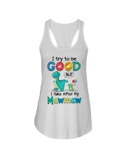 I Try To Be Good - Best Gift For Grandchild Ladies Flowy Tank tile