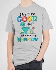 I Try To Be Good - Best Gift For Grandchild Youth T-Shirt garment-youth-tshirt-front-lifestyle-01