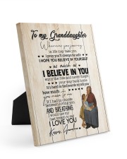 I BELIEVE IN YOU - GRANDMA TO GRANDDAUGHTER Easel-Back Gallery Wrapped Canvas tile