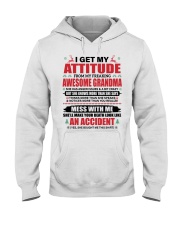 I Get My Attitude - Lovely Gift For Grandchildren Hooded Sweatshirt tile
