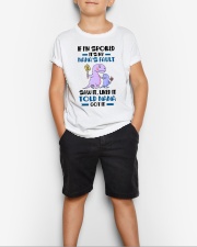 IF I'M SPOILED - GIFT FOR GRANDCHILDREN Youth T-Shirt lifestyle-youth-tshirt-front-1