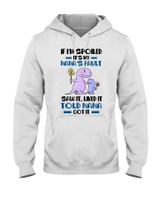IF I'M SPOILED - GIFT FOR GRANDCHILDREN Hooded Sweatshirt tile