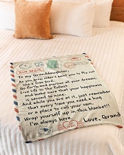 YOU NEED A HUG - GREAT GIFT FOR GRANDDAUGHTER Small Fleece Blanket - 30" x 40" aos-coral-fleece-blanket-30x40-lifestyle-front-01