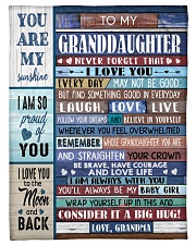 FIND SOMETHING GOOD - GRANDMA TO GRANDDAUGHTER Small Fleece Blanket - 30" x 40" front