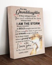 I AM THE STORM - TO GRANDDAUGTER FROM GIGI 11x14 Gallery Wrapped Canvas Prints aos-canvas-pgw-11x14-lifestyle-front-17