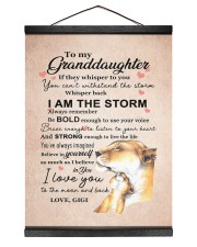 I AM THE STORM - TO GRANDDAUGTER FROM GIGI Hanging Canvas tile