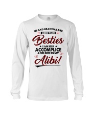 SHE IS MY ALIBI - LOVELY GIFT FOR GRANDCHILDREN Long Sleeve Tee tile