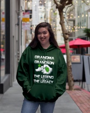 GRANDMA AND GRANDSON THE LEGEND AND THE LEGACY Hooded Sweatshirt lifestyle-unisex-hoodie-front-2