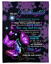YOUR WAY BACK HOME - TO GRANDDAUGHTER FROM GRAMS Small Fleece Blanket - 30" x 40" front