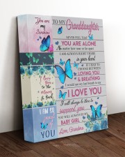 YOU'RE NOT ALONE - TO GRANDDAUGHTER FROM GRANDMA 11x14 Gallery Wrapped Canvas Prints aos-canvas-pgw-11x14-lifestyle-front-17