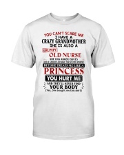 I HAVE A CRAZY GRANDMOTHER Premium Fit Mens Tee tile