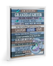 BELIEVE IN YOURSELF - BEST GIFT FOR GRANDDAUGHTER Floating Framed Canvas Prints White tile