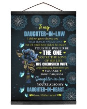 YOU'RE ALSO MY DAUGHTER-IN-HEART - GREAT GIFT FOR DAUGHTER-IN-LAW Hanging Canvas tile