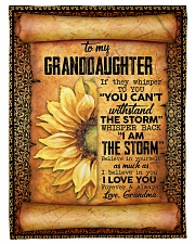 I LOVE YOU - GRANDMA TO GRANDDAUGHTER Small Fleece Blanket - 30" x 40" front