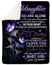 I LOVE YOU - TO GRANDDAUGHTER FROM GRANDMA Sherpa Fleece Blanket tile