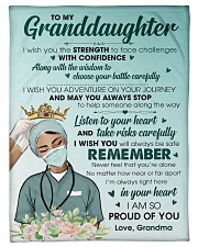 PROUD OF YOU - GRANDMA TO GRANDDAUGHTER Small Fleece Blanket - 30" x 40" front