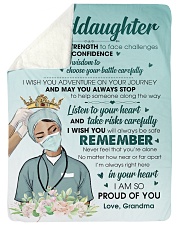 PROUD OF YOU - GRANDMA TO GRANDDAUGHTER Sherpa Fleece Blanket tile