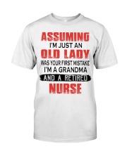 ASSUMING - PERFECT GIFT FOR NURSE Classic T-Shirt tile