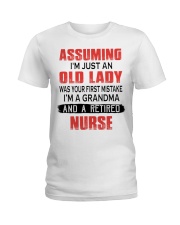 ASSUMING - PERFECT GIFT FOR NURSE Ladies T-Shirt tile