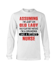 ASSUMING - PERFECT GIFT FOR NURSE Long Sleeve Tee tile