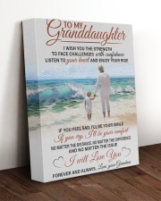 I WILL LOVE YOU - TO GRANDDAUGHTER FROM GRANDMA 11x14 Gallery Wrapped Canvas Prints aos-canvas-pgw-11x14-lifestyle-front-17