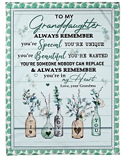 YOU'RE IN MY HEART - GRANDMA TO GRANDDAUGHTER Fleece Blanket tile