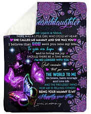 THE WORLD TO ME - FROM MAMMY TO GRANDDAUGHTER Sherpa Fleece Blanket tile