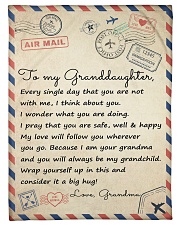MY LOVE WILL FOLLOW YOU - GRANDMA TO GRANDDAUGHTER Small Fleece Blanket - 30" x 40" front