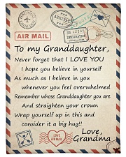 BELIEVE IN YOURSELF LOVELY GIFT FOR GRANDDAUGHTER Small Fleece Blanket - 30" x 40" front