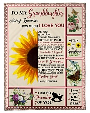 HOW MUCH I LOVE YOU - GRANDMA TO GRANDDAUGHTER Small Fleece Blanket - 30" x 40" front