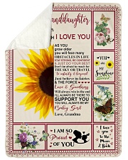 HOW MUCH I LOVE YOU - GRANDMA TO GRANDDAUGHTER Sherpa Fleece Blanket tile