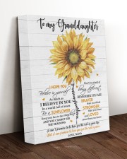 BELIEVE IN YOURSELF - GIFT FOR GRANDDAUGHTER 11x14 Gallery Wrapped Canvas Prints aos-canvas-pgw-11x14-lifestyle-front-17