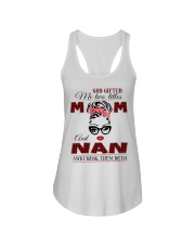 GOD GIFT ME TWO TITLES - PERFECT GIFT FOR GRANDMA Ladies Flowy Tank tile