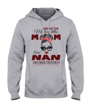 GOD GIFT ME TWO TITLES - PERFECT GIFT FOR GRANDMA Hooded Sweatshirt front