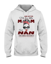 GOD GIFT ME TWO TITLES - PERFECT GIFT FOR GRANDMA Hooded Sweatshirt tile