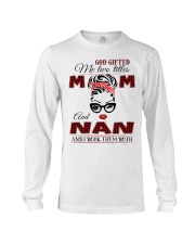 GOD GIFT ME TWO TITLES - PERFECT GIFT FOR GRANDMA Long Sleeve Tee tile