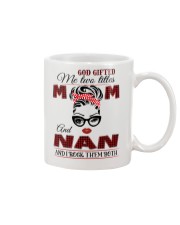 GOD GIFT ME TWO TITLES - PERFECT GIFT FOR GRANDMA Mug tile