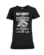 MAMMY AND GRANDDAUGHTER - BEST PARTNERS IN CRIME Premium Fit Ladies Tee tile