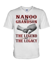 THE LEGEND AND THE LEGACY - BEST GIFT FOR NANOO V-Neck T-Shirt tile