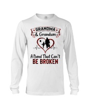 GRANDMA AND GRANDSON A BOND CAN'T BE BROKEN Long Sleeve Tee tile
