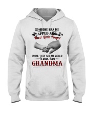 THEY ARE MY WORLD - PERFECT GIFT FOR GRANDMA Hooded Sweatshirt tile