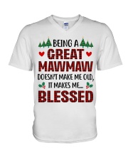 PERFECT GIFT FOR MAWMAW V-Neck T-Shirt tile
