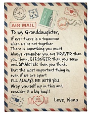 I'LL ALWAYS BE WITH YOU - NANA TO GRANDDAUGHTER Small Fleece Blanket - 30" x 40" front