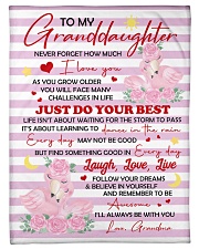 JUST DO YOUR BEST - GREAT GIFT FOR GRANDDAUGHTER Small Fleece Blanket - 30" x 40" front