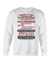 SHE IS MY WHOLE WORLD - GIFT FOR GRANDDAUGHTER Crewneck Sweatshirt tile