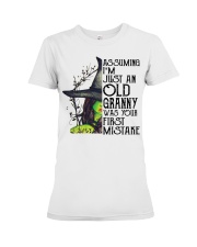 FIRST MISTAKE - PERFECT GIFT FOR GRANNY Premium Fit Ladies Tee tile