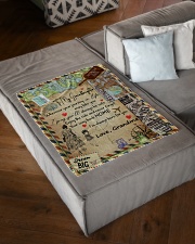 YOUR WAY BACK HOME - BEST GIFT FOR GRANDDAUGHTER Small Fleece Blanket - 30" x 40" aos-coral-fleece-blanket-30x40-lifestyle-front-03